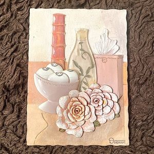 3D Ceramic Wall Art Plaque